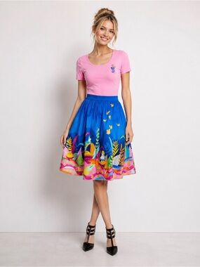 NWT Stitch Shoppe by Loungefly Skirt & Top Set Alice in Wonderland Disney